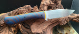Blue/Orange Micarta Canidae