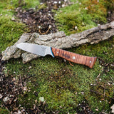 Koa Mako Fixed Blade & Leather Sheath