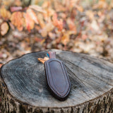Koa Mako Fixed Blade & Leather Sheath