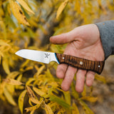 Koa Mako Fixed Blade & Leather Sheath