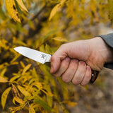 Koa Mako Fixed Blade & Leather Sheath