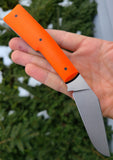 Neon Orange Micarta Flint Lock