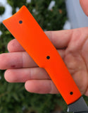 Neon Orange Micarta Flint Lock