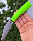 Neon Green Micarta Flint Lock