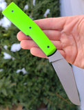 Neon Green Micarta Flint Lock