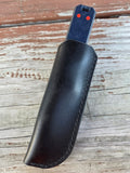 Kizer Abrams Premium Leather Sheath Black