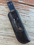 Kizer Abrams Premium Leather Sheath Black